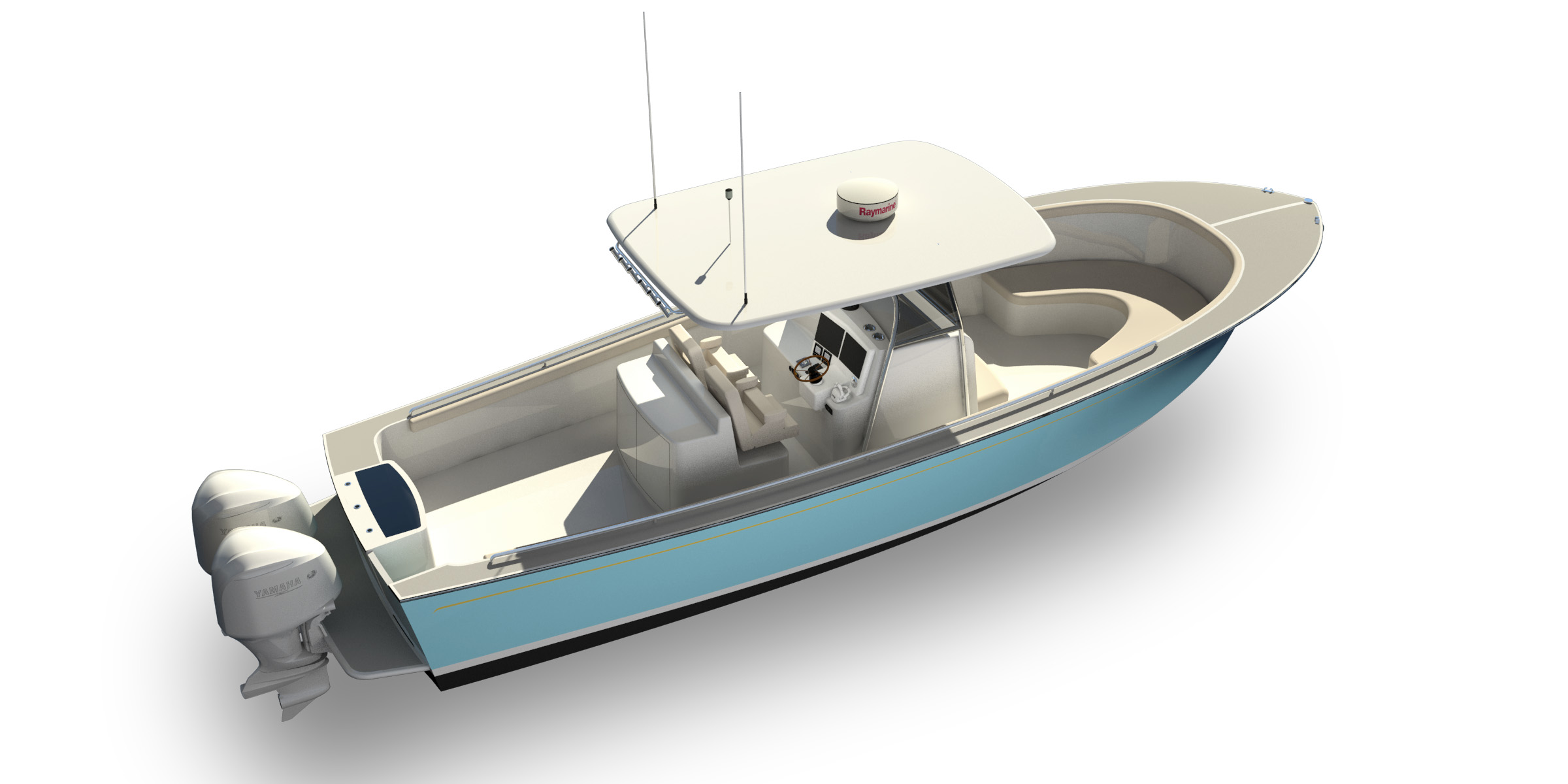 DAF Renderings - 32ft Center Console